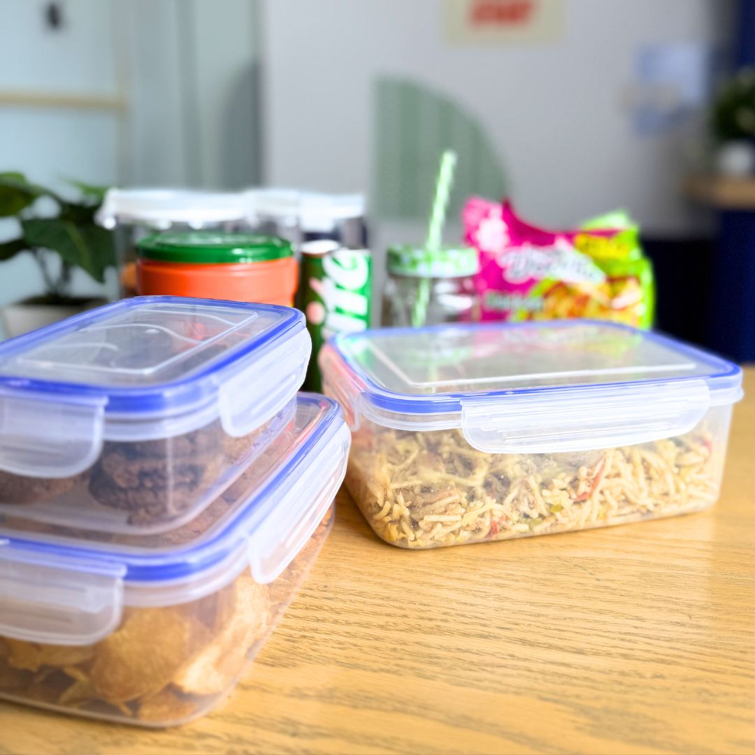 Qoolish Food Container Pack of 3 - Blue