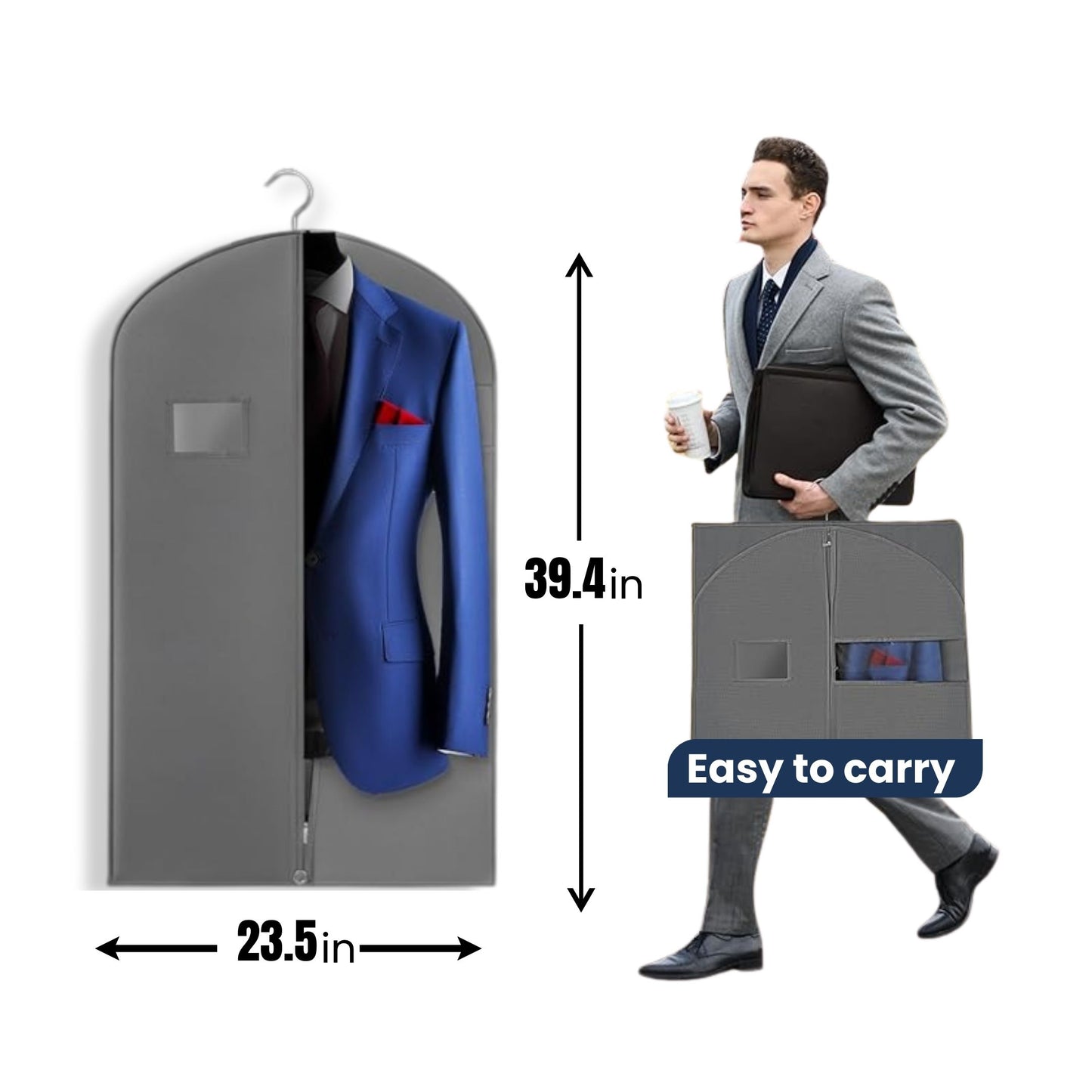 Grey Coat Covers – Pack of 5