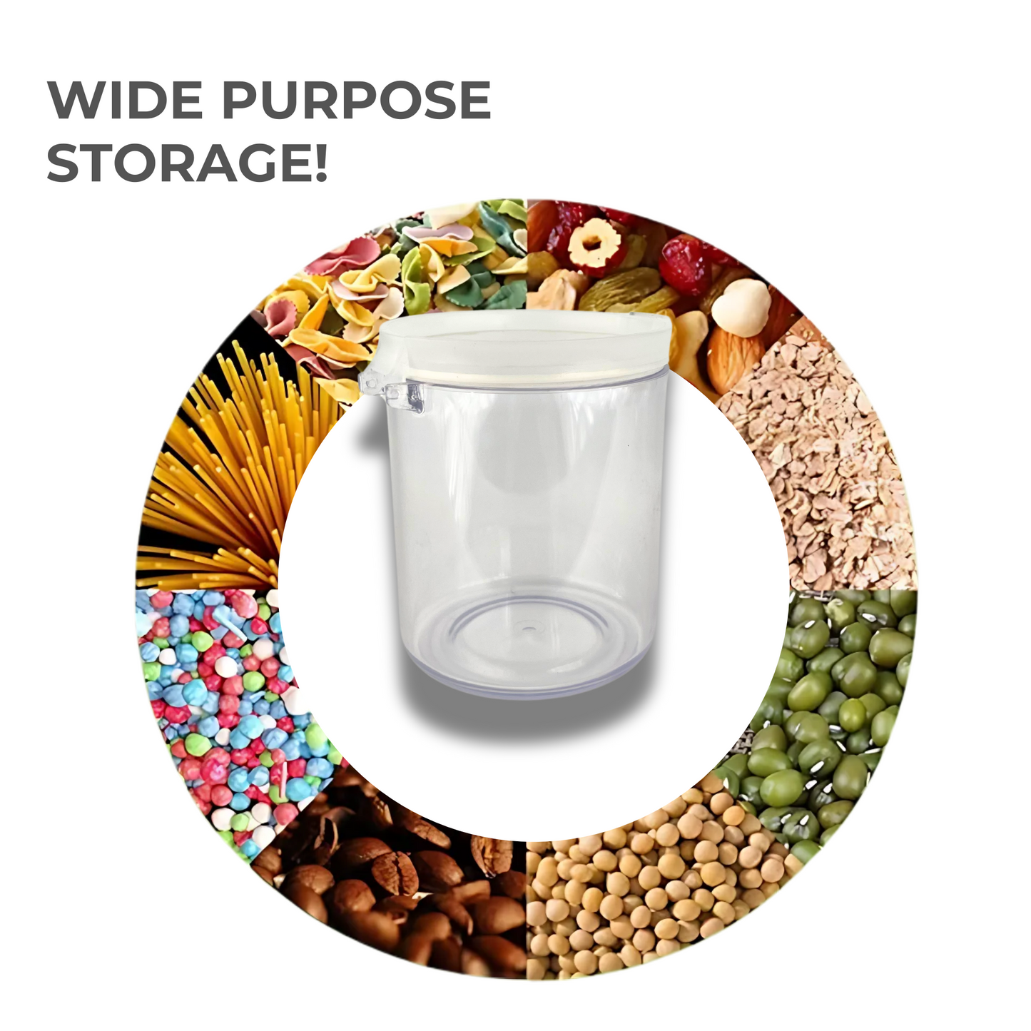 Pack of 3 Qoolish Air Tight Food Storage Jar