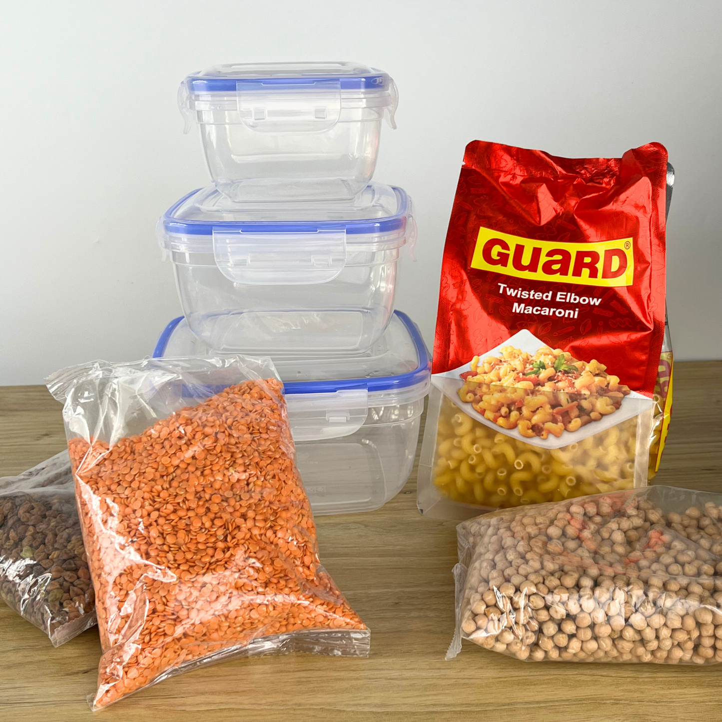 Pack of 3 Air Tight Food Container Set