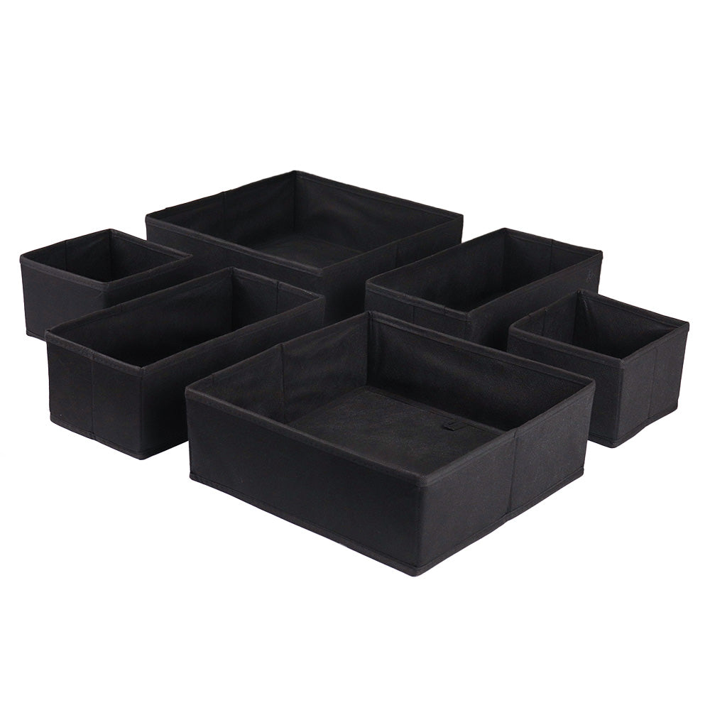 Qoolish 6-Pack Drawer Organizers: Tidy-Up Your Space in Style! (Available in 10 Colors)