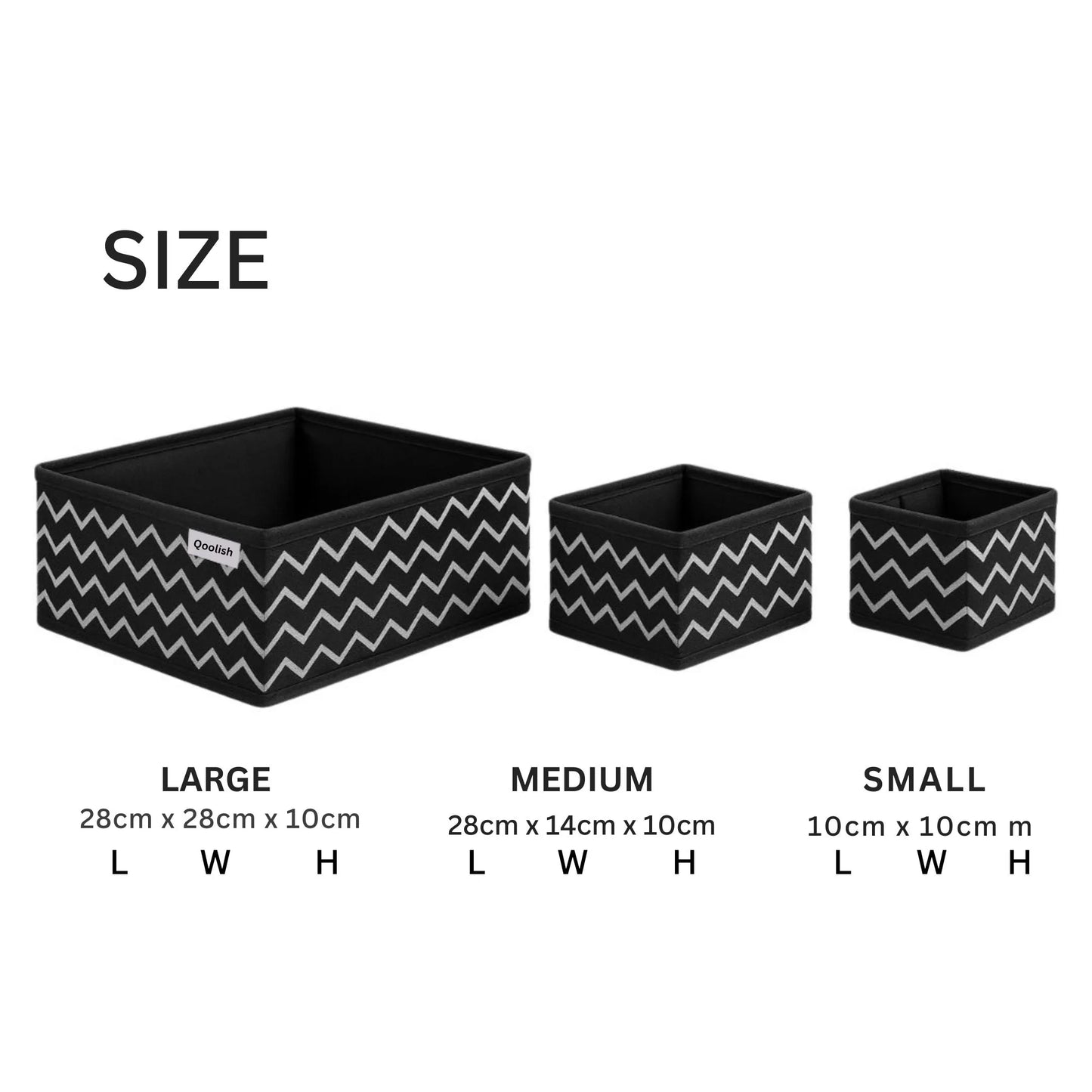 Qoolish 6-Pack Drawer Organizers: Tidy-Up Your Space in Style! (Available in 10 Colors)