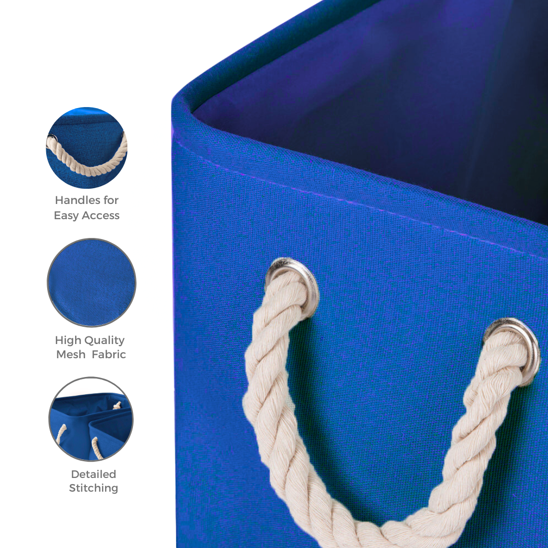 Qoolish Pack of 3 Baby Storage Basket (Available in 4 Colors)