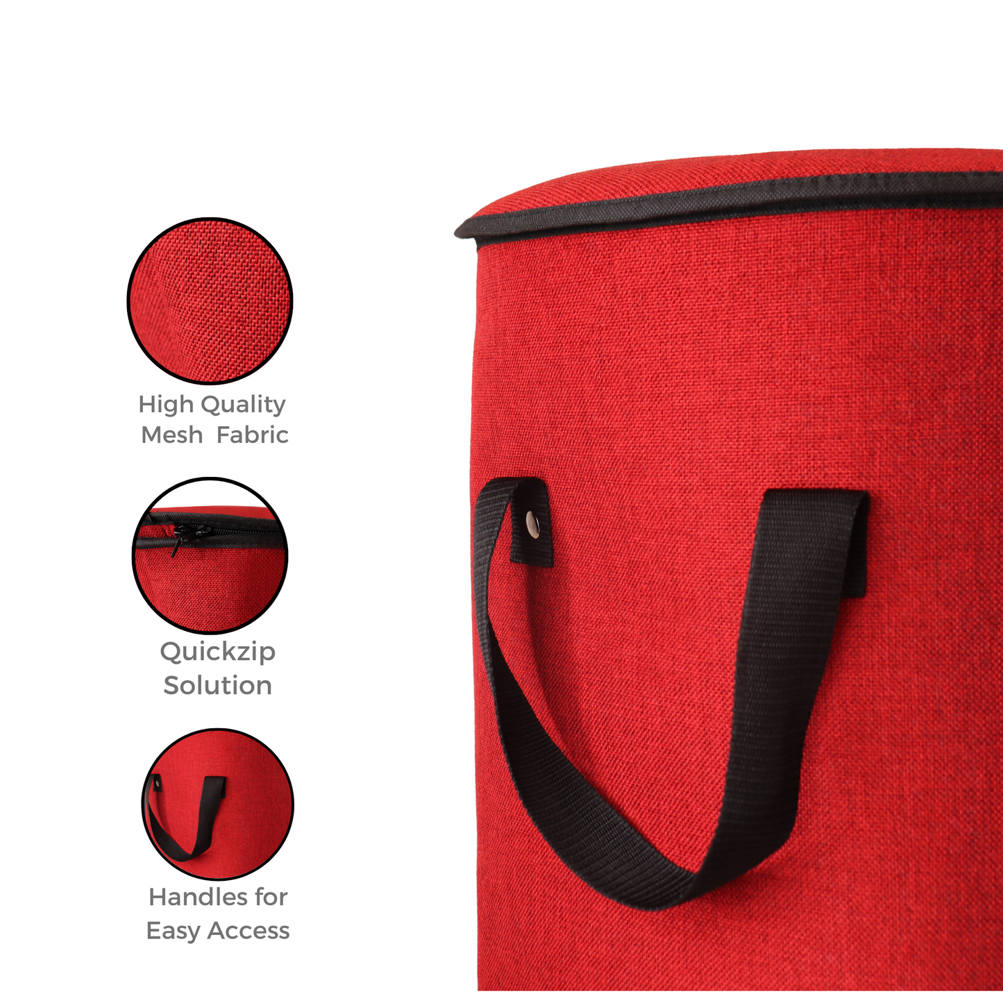Qoolish Laundry Basket: Style Mesh Maven Basket ! (Available in 4 Color's)