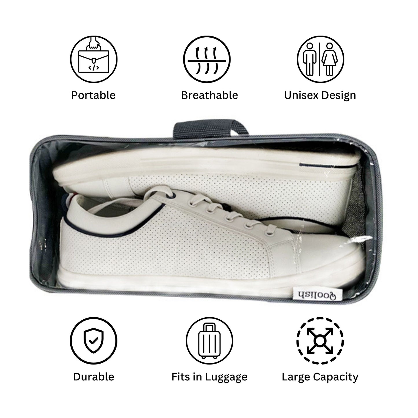 Pack of 6 Shoe Travel Bags