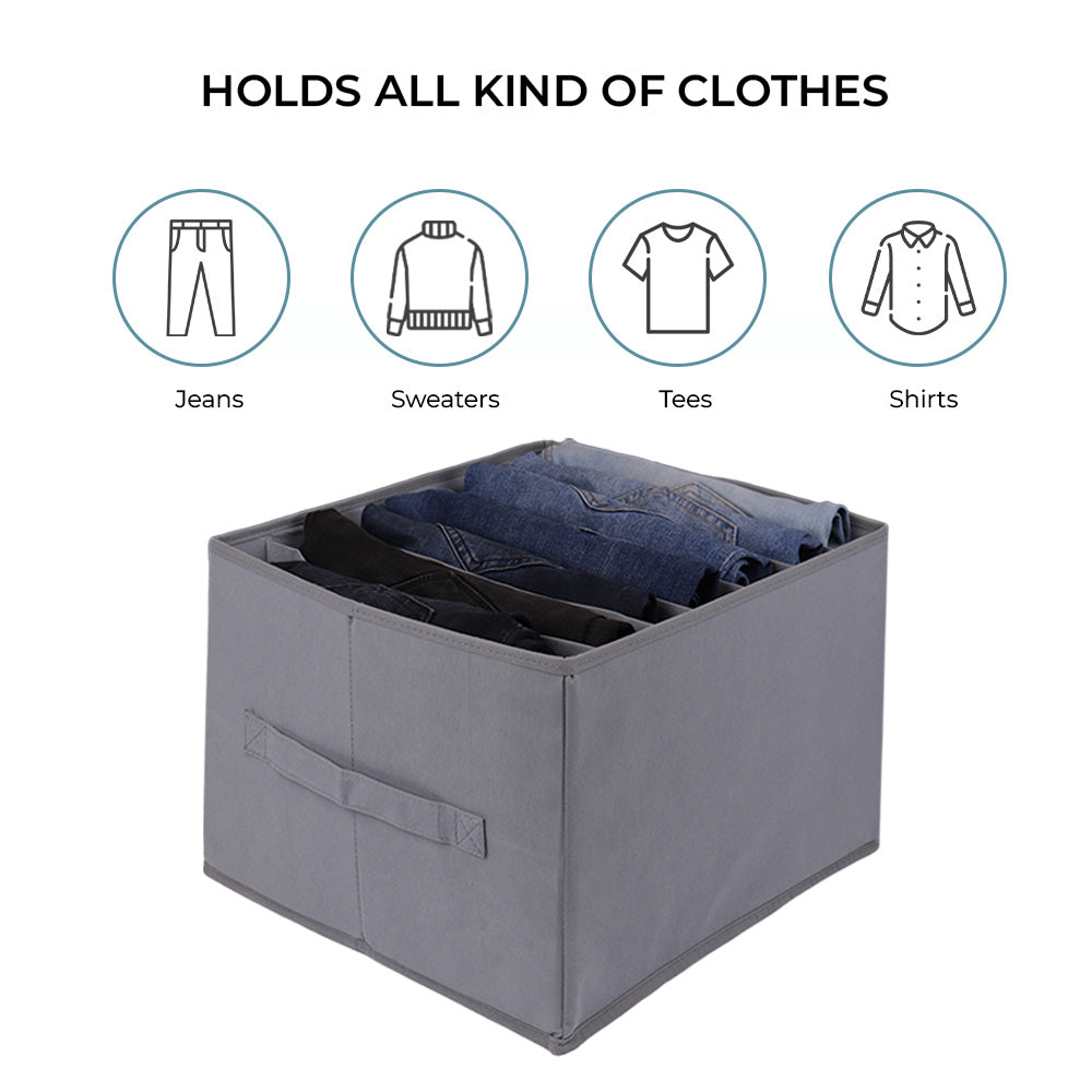 Qoolish Pack of 1 Grey Jeans Organizer