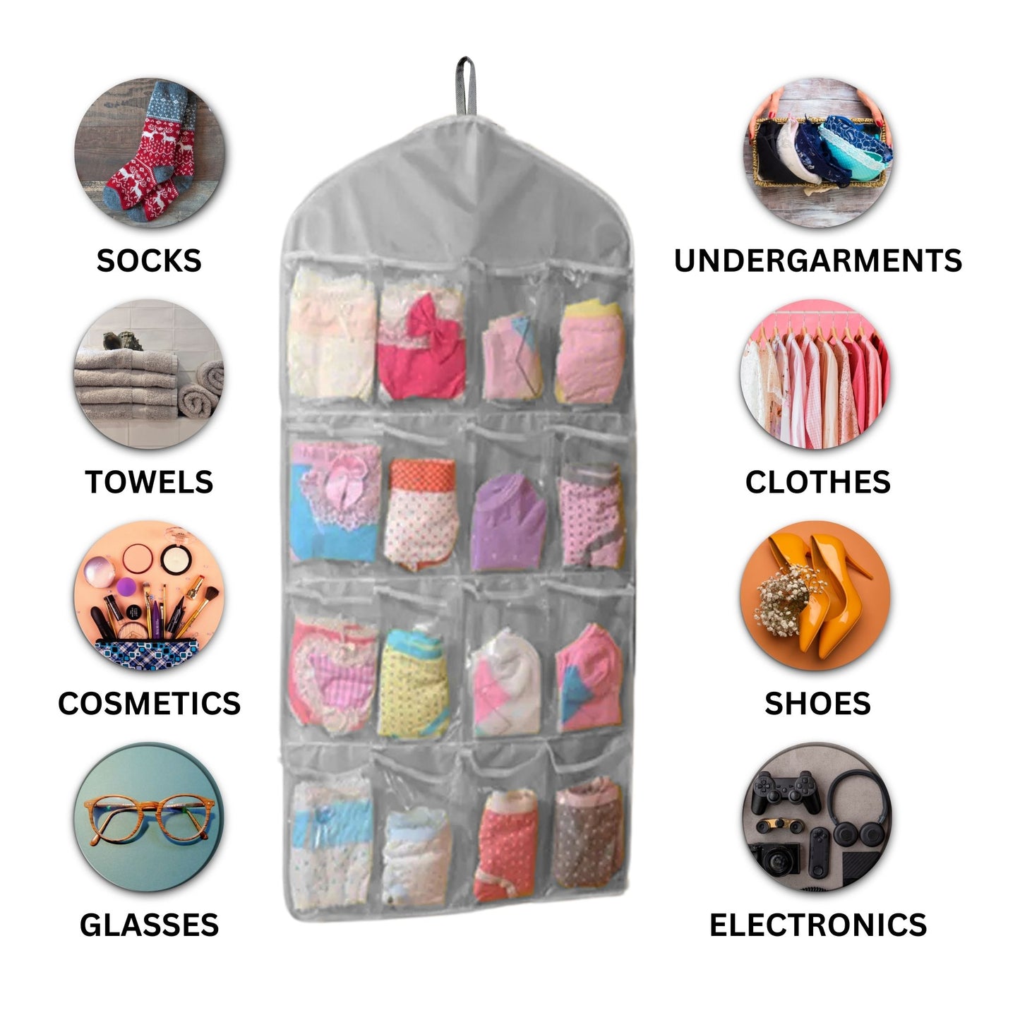 underwear hanging organizer