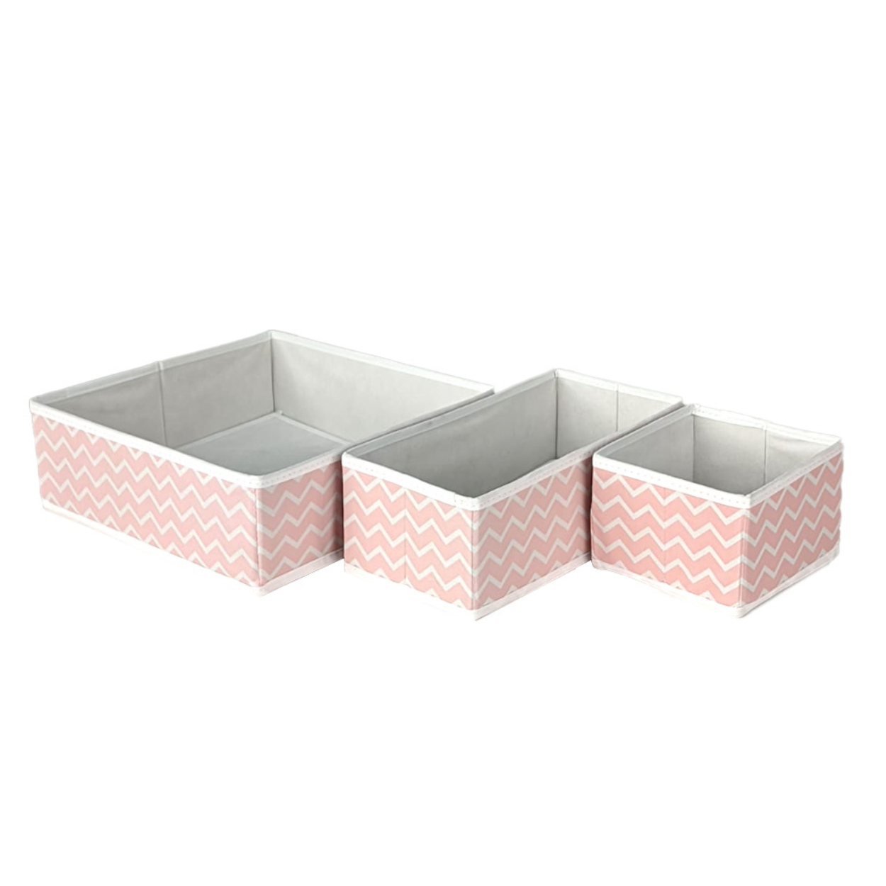 Qoolish Pack of 3 Drawer Organizers: Neatly Organize with Style (Available in 6 Colors)