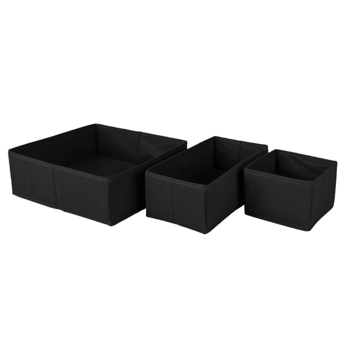 Qoolish Pack of 3 Drawer Organizers: Neatly Organize with Style (Available in 6 Colors)