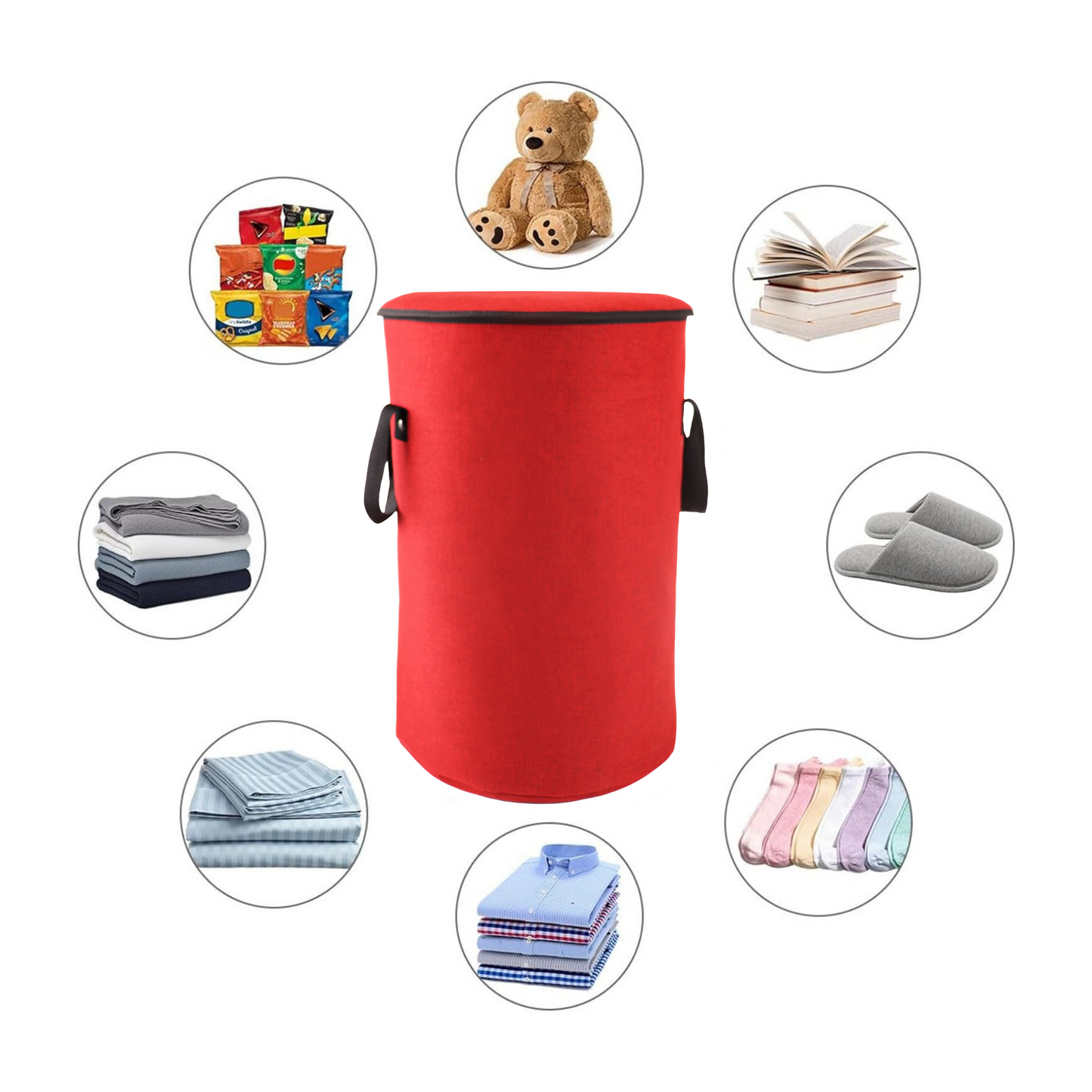 Qoolish Laundry Basket: Style Mesh Maven Basket ! (Available in 4 Color's)