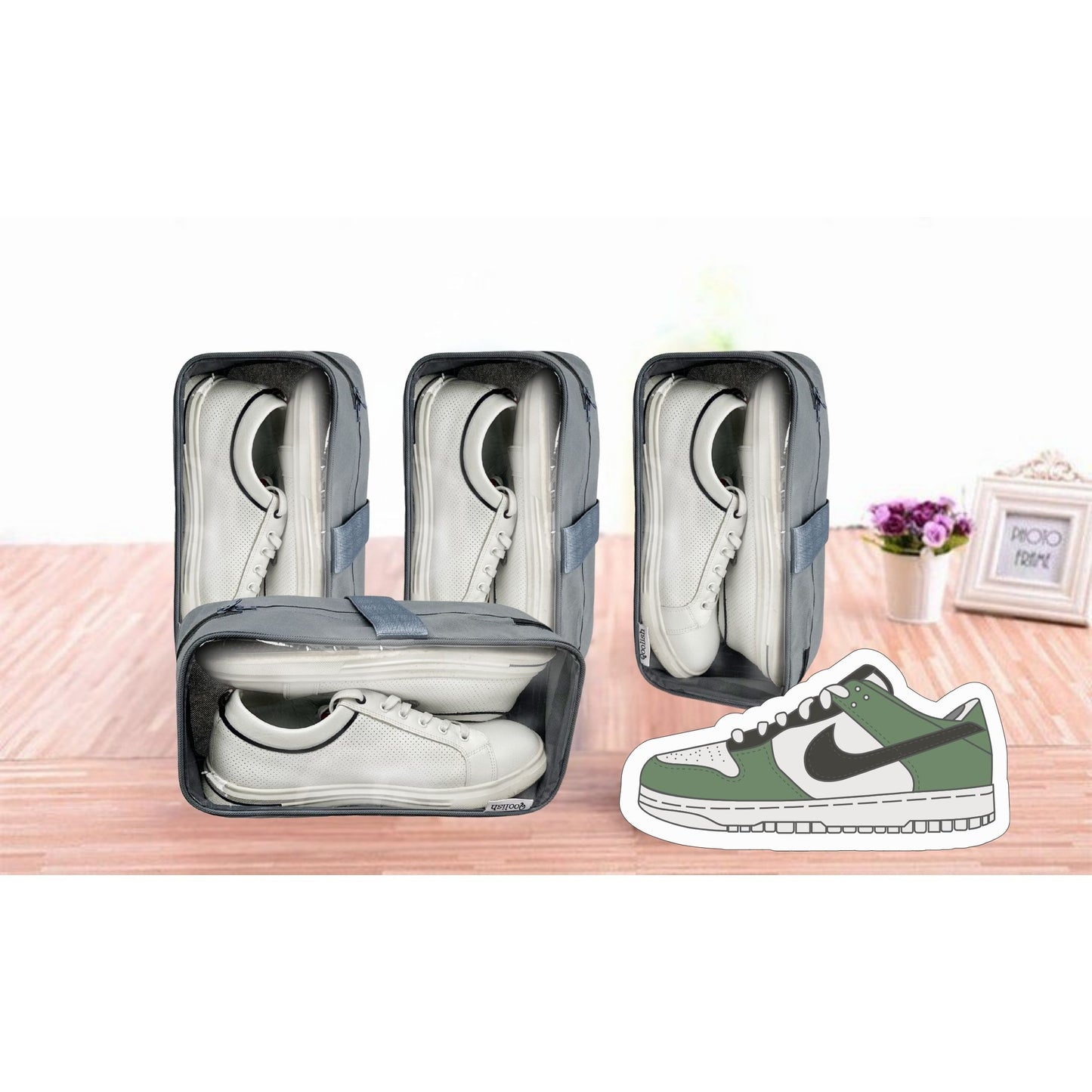 Pack of 6 Shoe Travel Bags