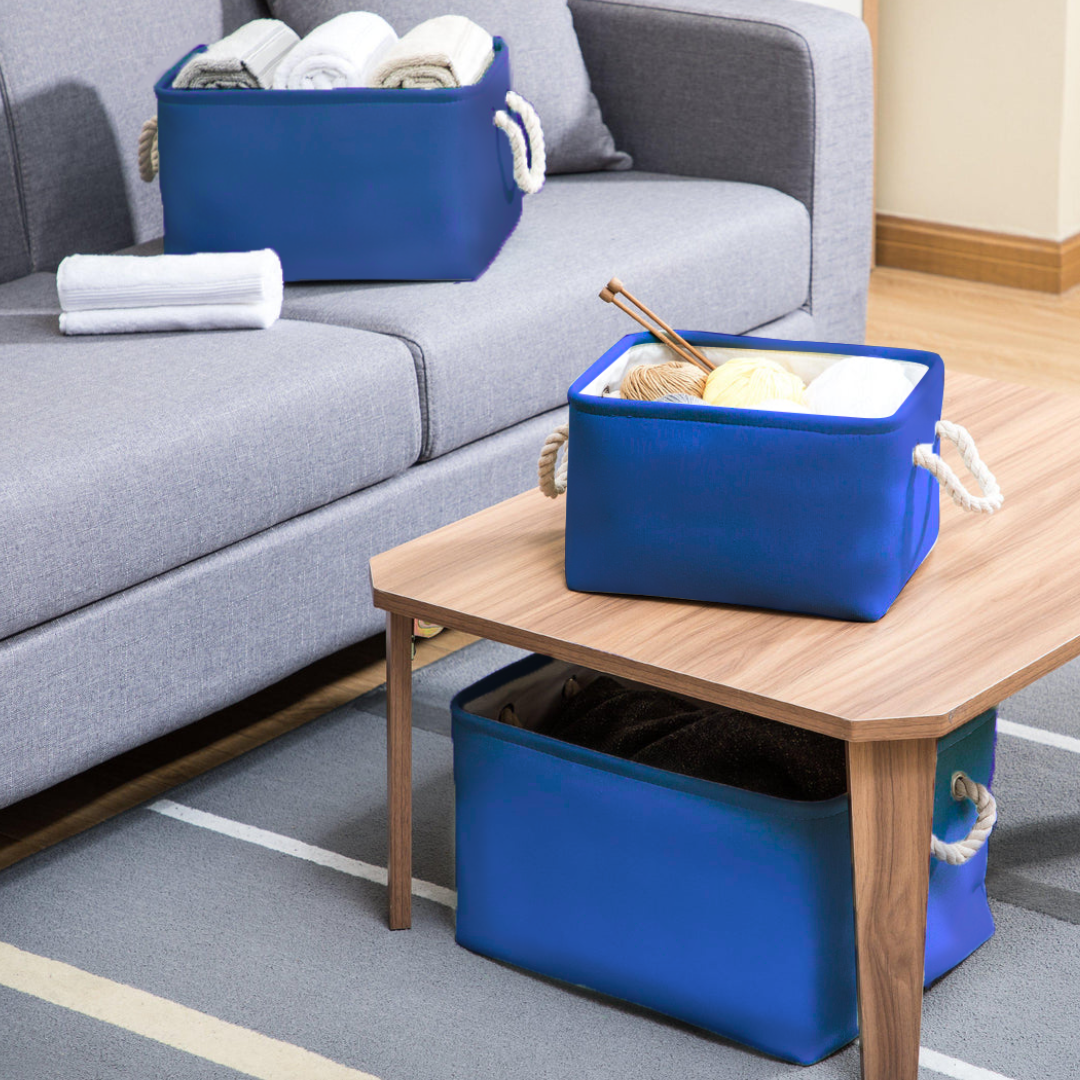 Qoolish Pack of 3 Baby Storage Basket (Available in 4 Colors)
