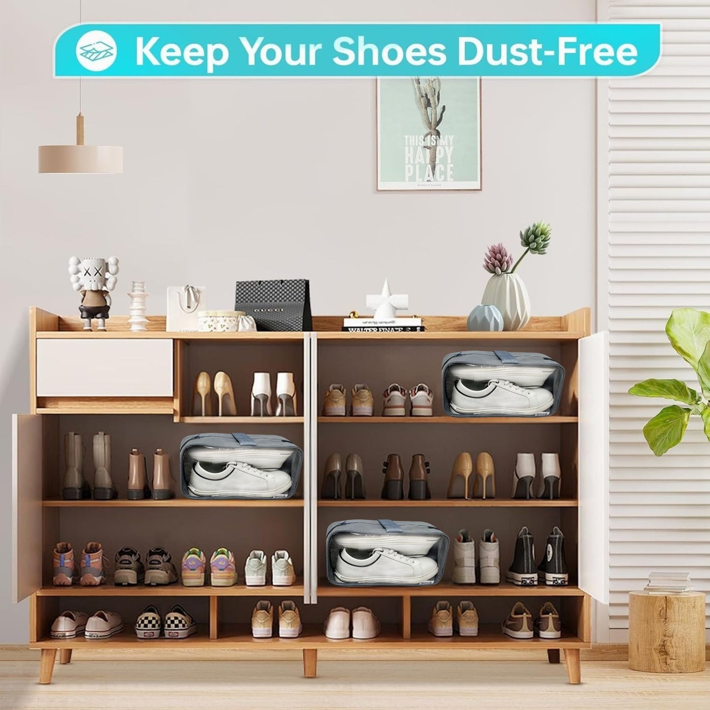 Pack of 6 Shoe Travel Bags