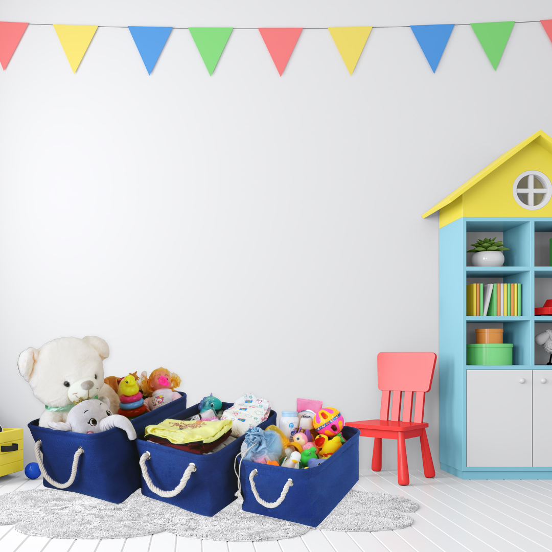 Qoolish Pack of 3 Baby Storage Basket (Available in 4 Colors)