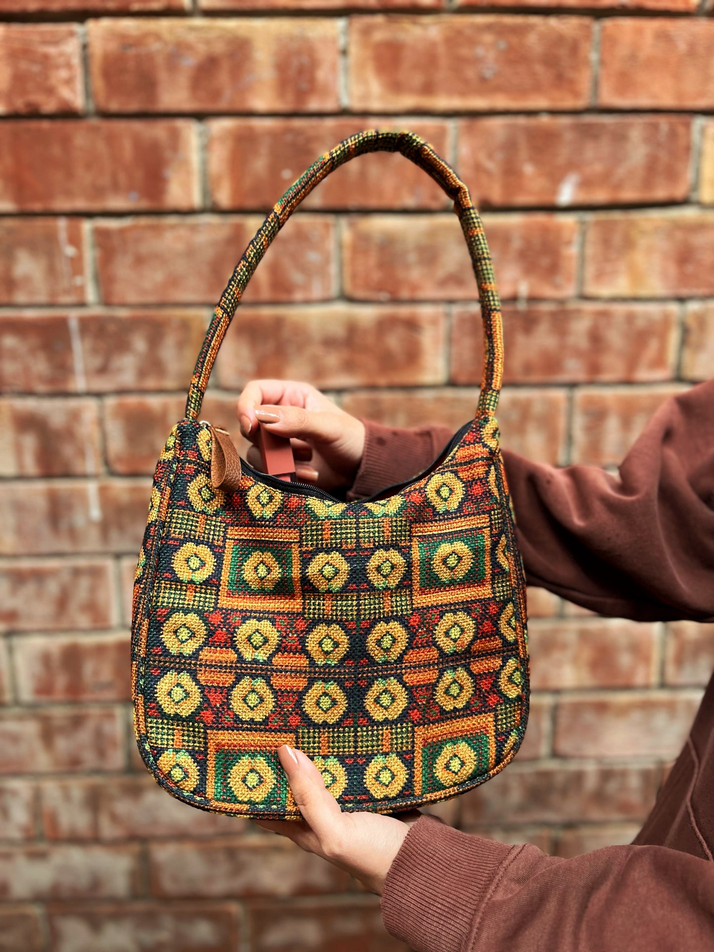 Dofre Elle Shoulder Bag - Olive Green