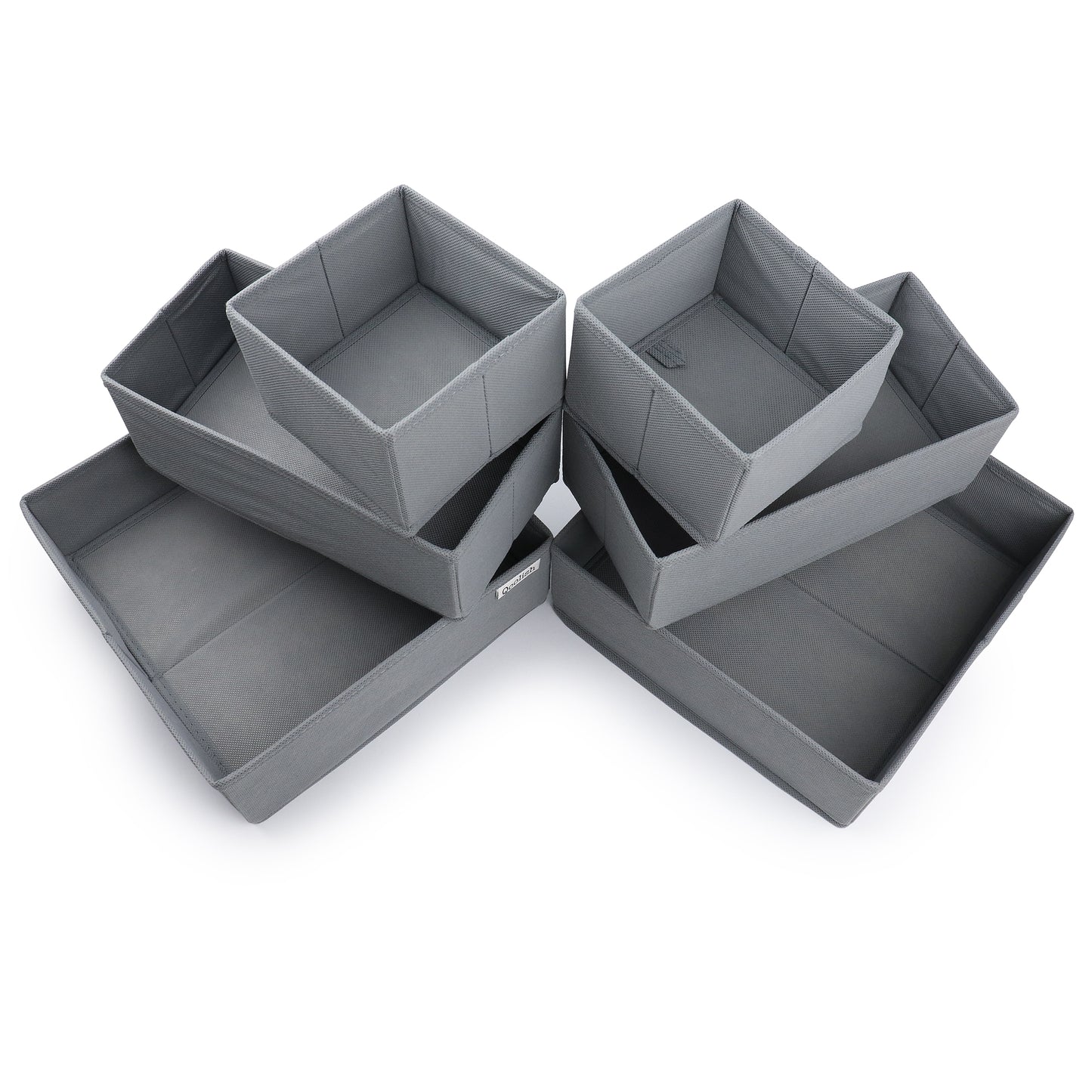 Qoolish 6-Pack Drawer Organizers: Tidy-Up Your Space in Style! (Available in 6 Colors) - Qoolish