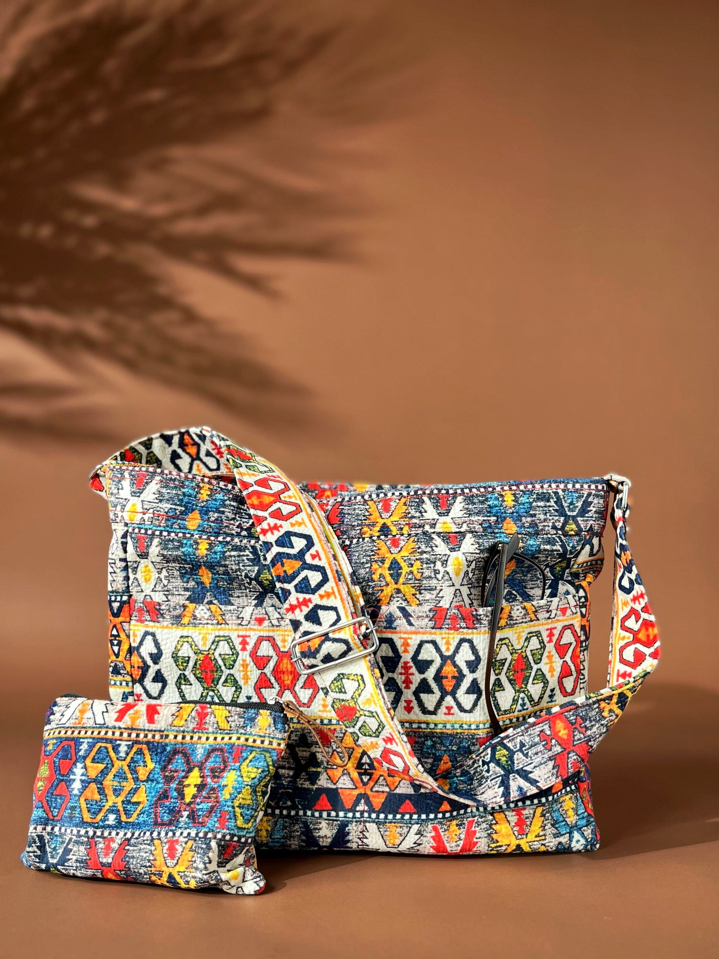 Dofre Chic Vision Crossbody bag - Orange pattern