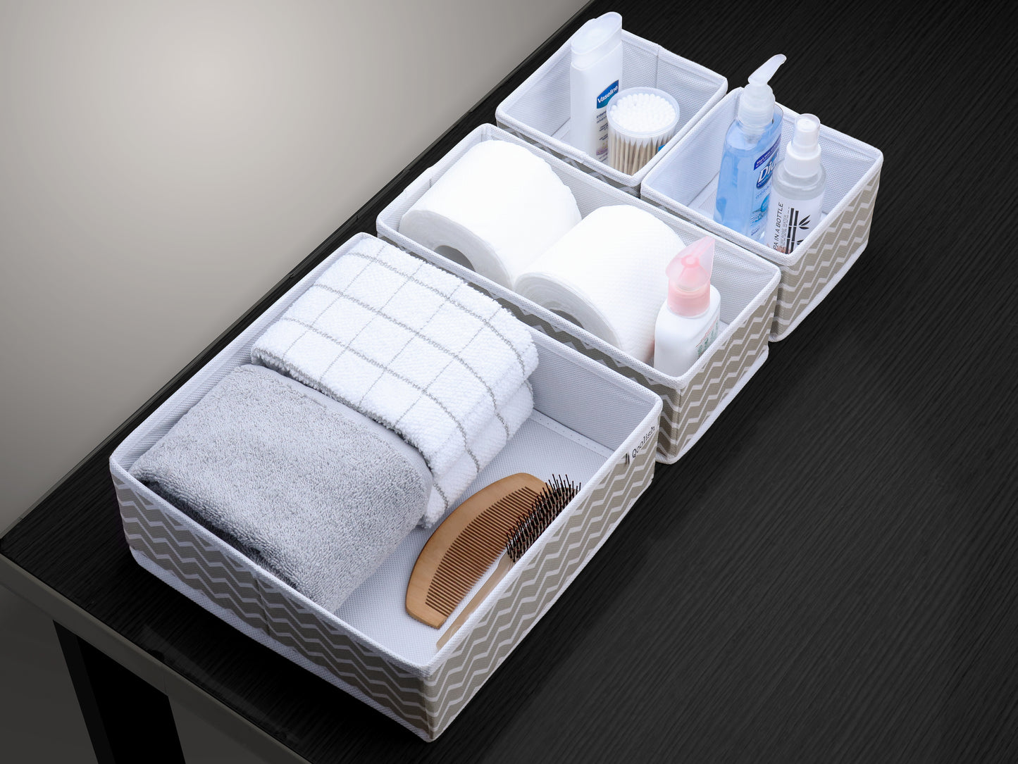 Qoolish 6-Pack Drawer Organizers: Tidy-Up Your Space in Style! (Available in 10 Colors)