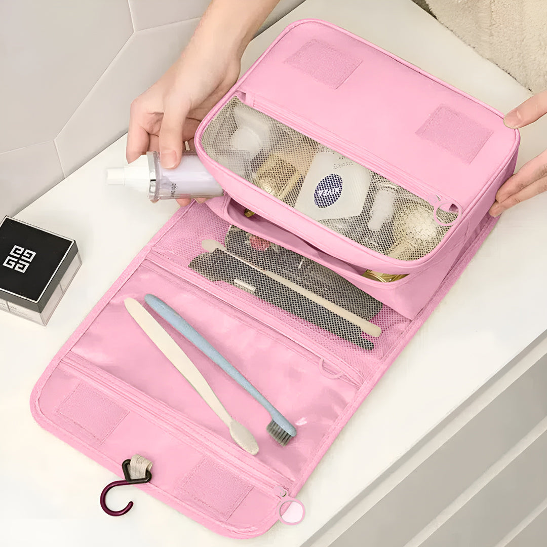 Small Foldable Travel Bag - Brown