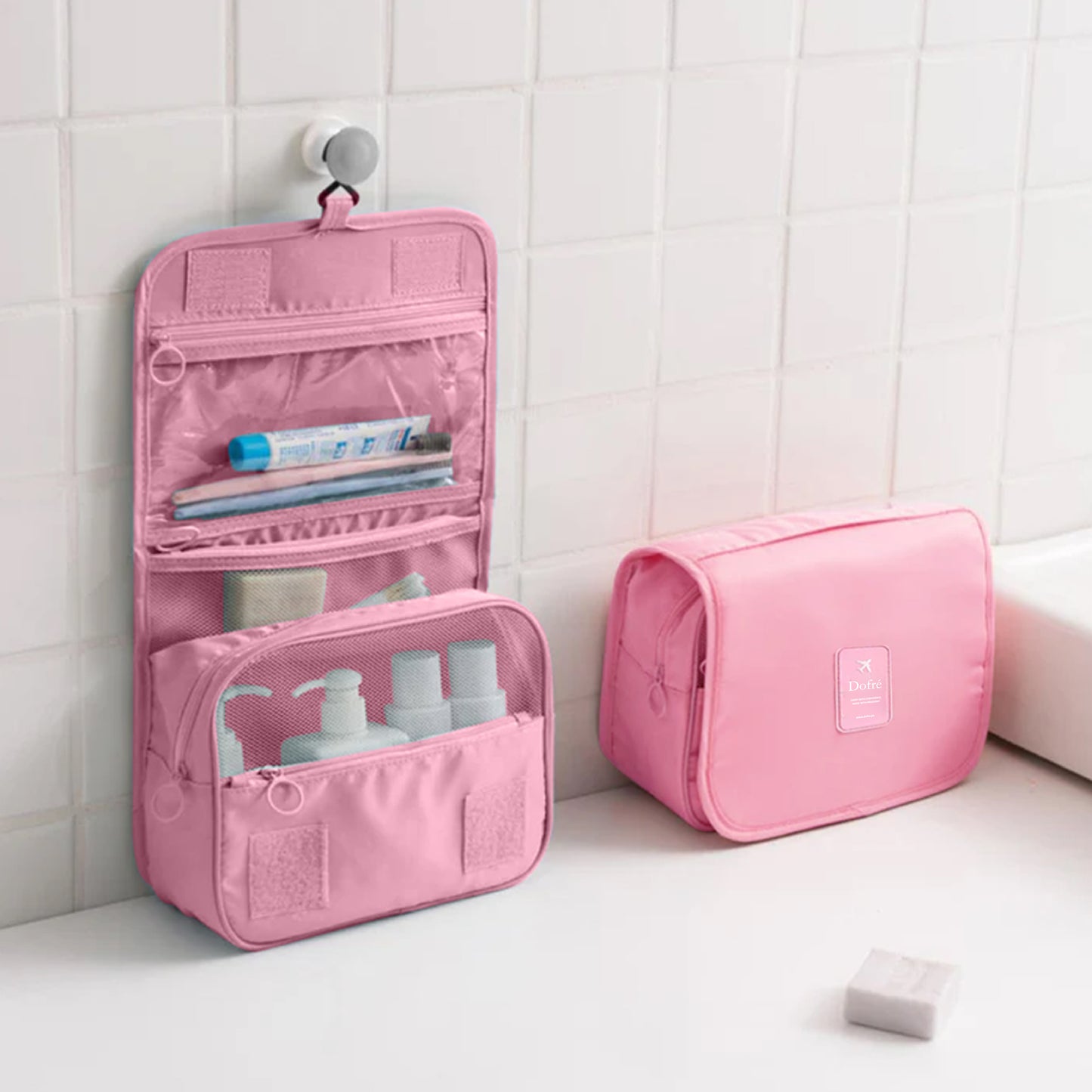 Small Foldable Travel Bag - Brown