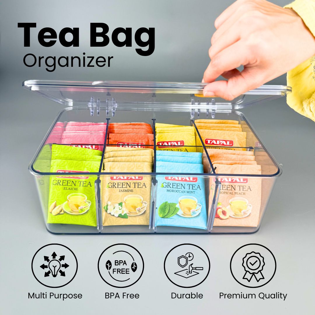 Qoolish Tea Bag Organizer