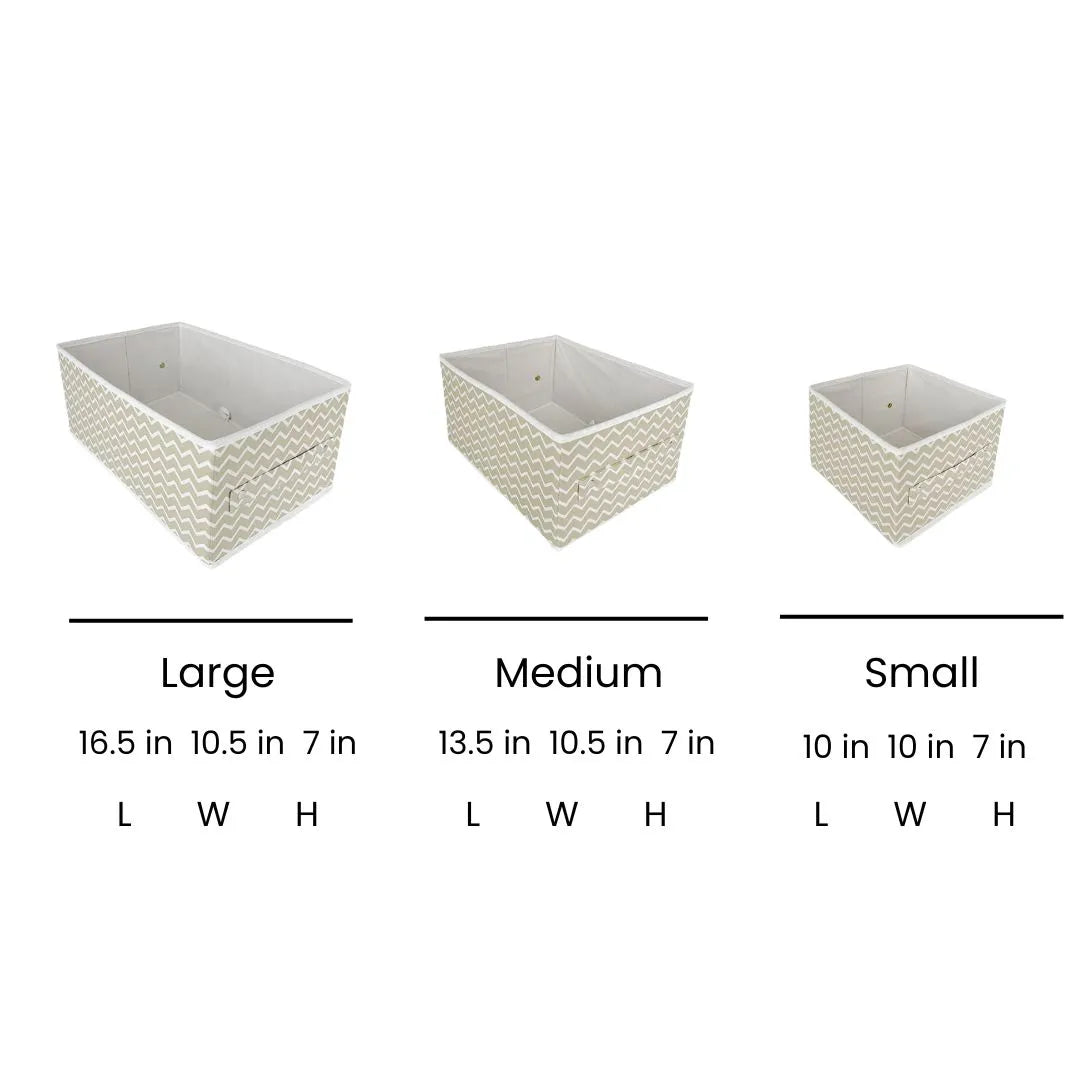 Clothes Organizer Size Guide – Small, Medium, Large Storage Box Dimensions