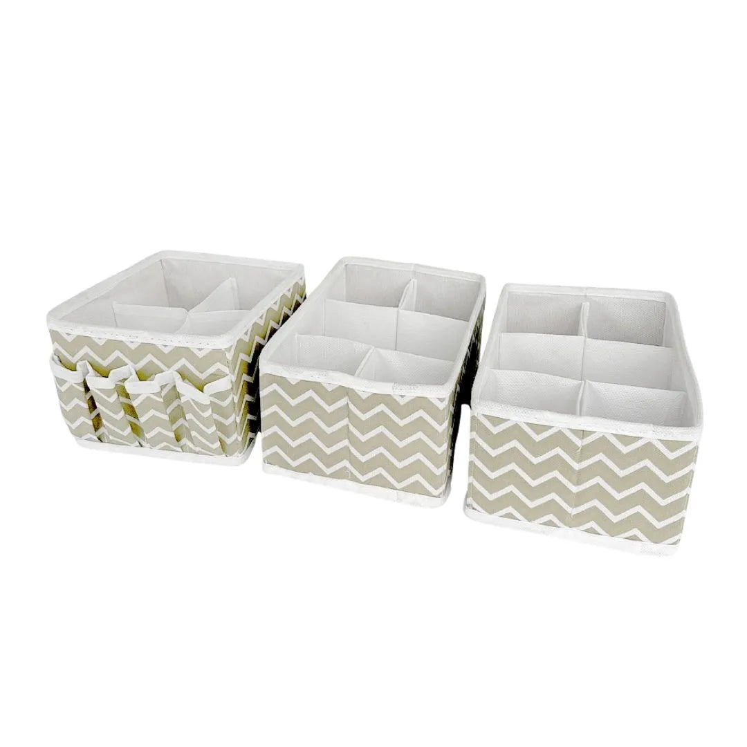 Empty Makeup Organizer Boxes – 3 Sizes for Versatile Storage
