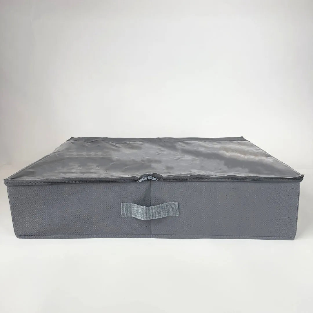Compact underbed footwear storage organizer, suitable for small apartments and dorms.