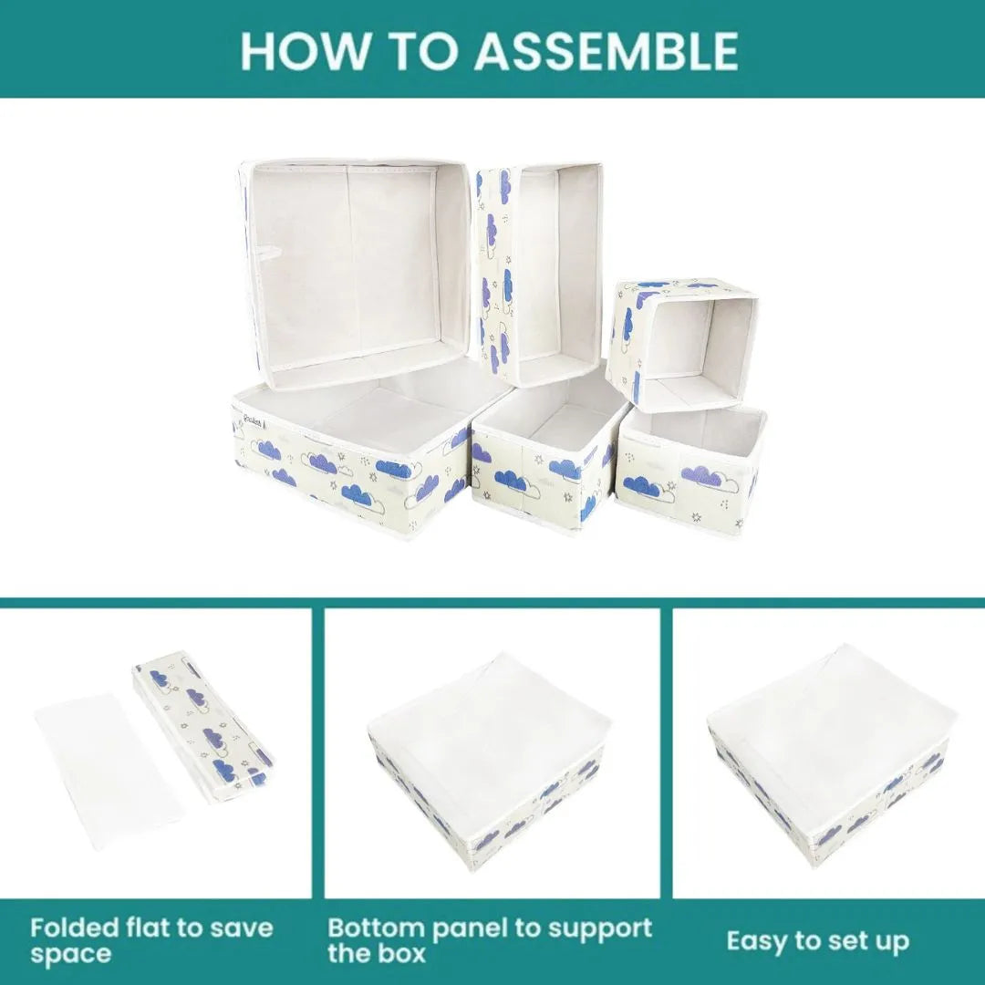 Easy step-by-step guide to assemble baby clothes organizer