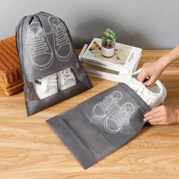 Qoolish Pack of 6 Waterproof Shoe Storage Bags