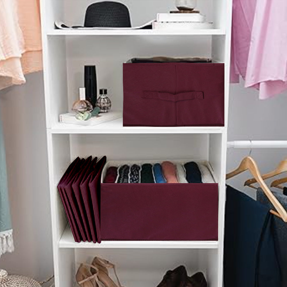 Qoolish Pack of 2 Maroon Jeans Organizers