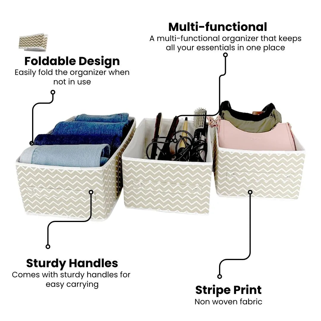 Clothes Organizer Size Guide – Small, Medium, Large Storage Box Dimensions