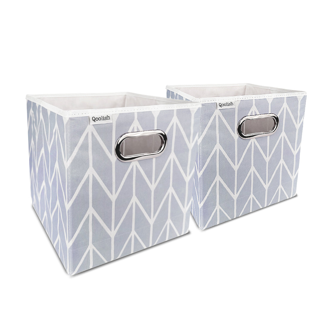 Qoolish Storage Box Pack of two - Lavender (Available in 2 colors)