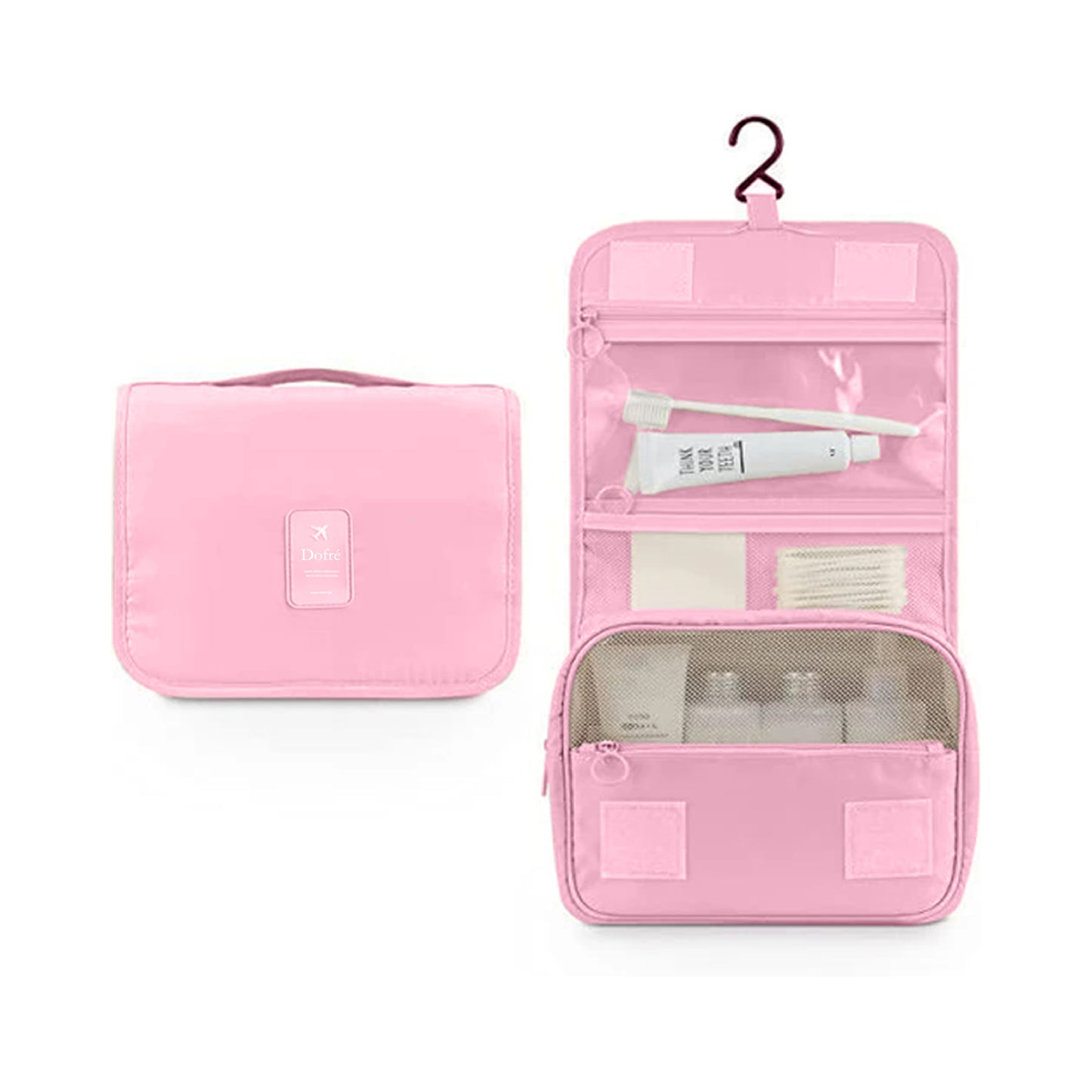 Small Foldable Travel Bag - Pink