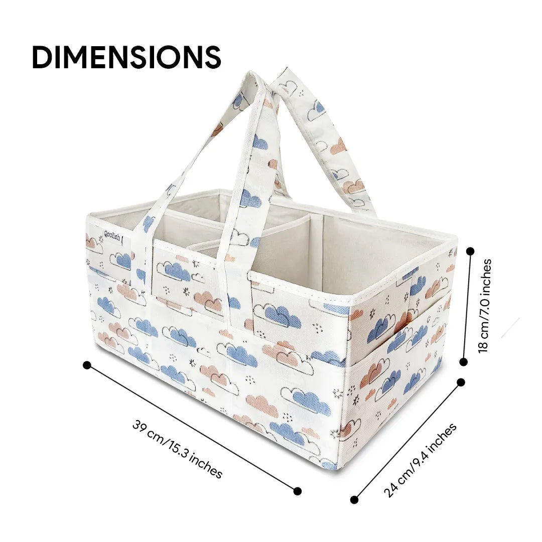Multi fucntional and Multi compartment diaper caddy