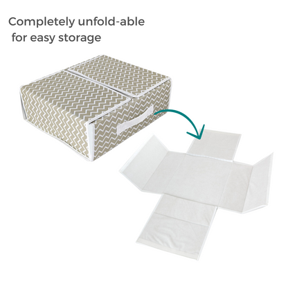 Qoolish Bed Sheet Storage Bag - Simplify Your Linen Organization !