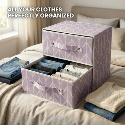 Qoolish Super Large Storage Box with Lid: Stylish Home & Closet Organizer