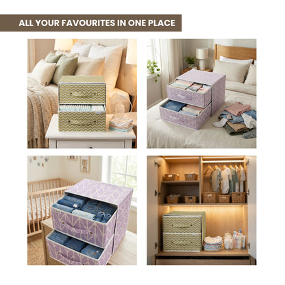 Qoolish Super Large Storage Box with Lid: Stylish Home & Closet Organizer