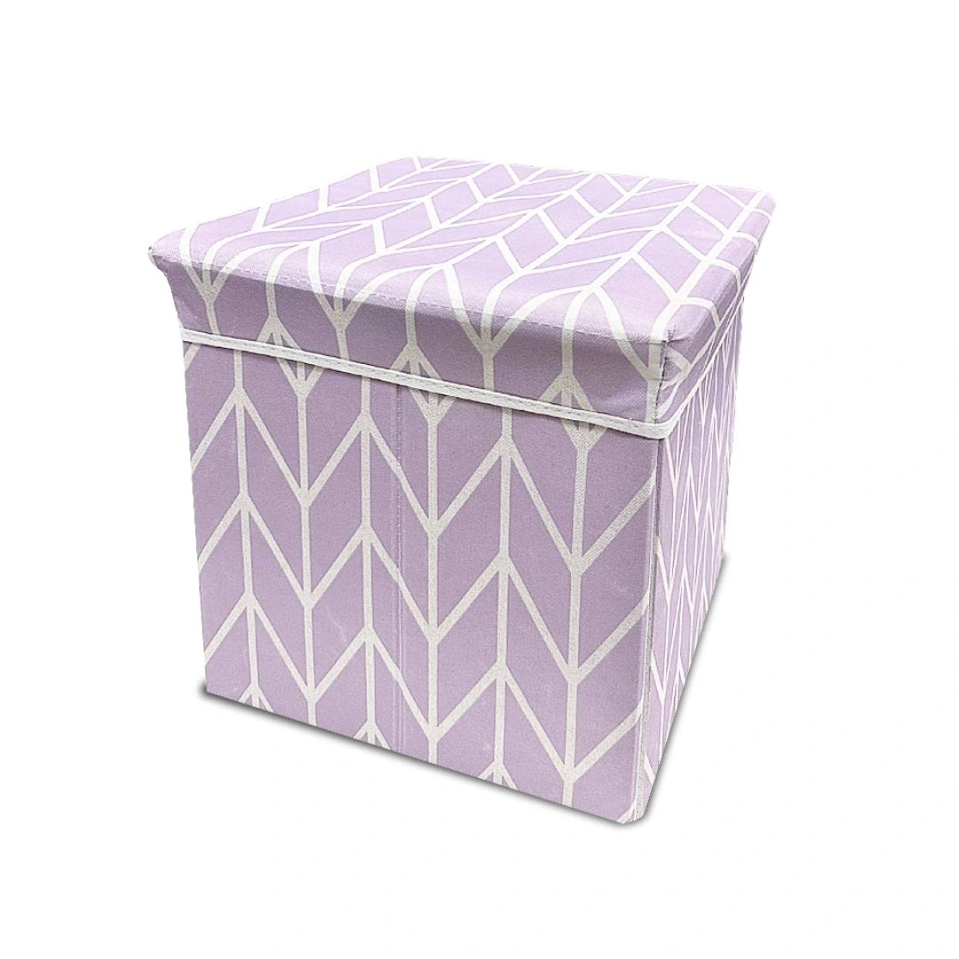 Qoolish 2 in 1 Kids Ottoman: Soft Cushioned Storage Stool For Toys, Clothes & Essentials | Available in 2 colors