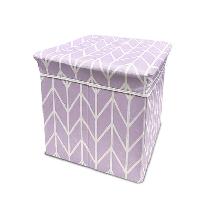 Qoolish 2 in 1 Kids Ottoman: Soft Cushioned Storage Stool For Toys, Clothes & Essentials | Available in 2 colors