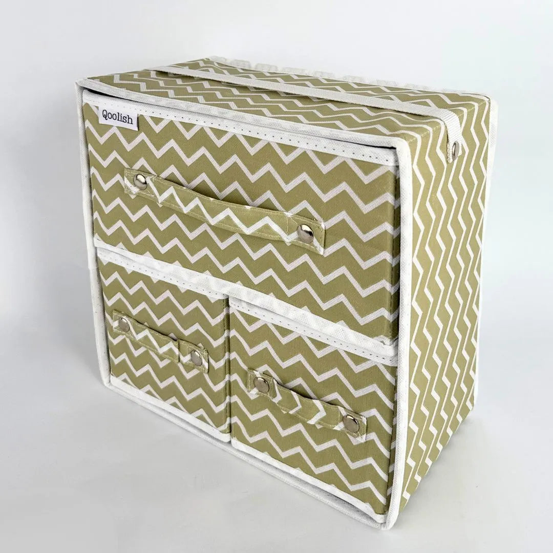 Qoolish Makeup & Jewellery Organizer Box – Black & White (Available in 3 colors)