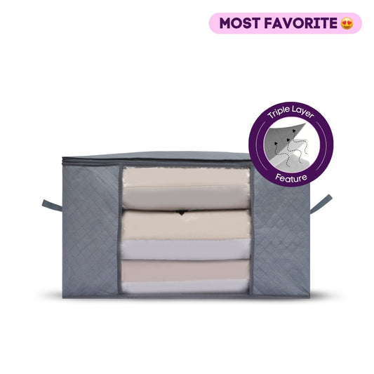 Qoolish 3 layers Strong Storage Bag (Available in Pack of 3 and Pack of 5)