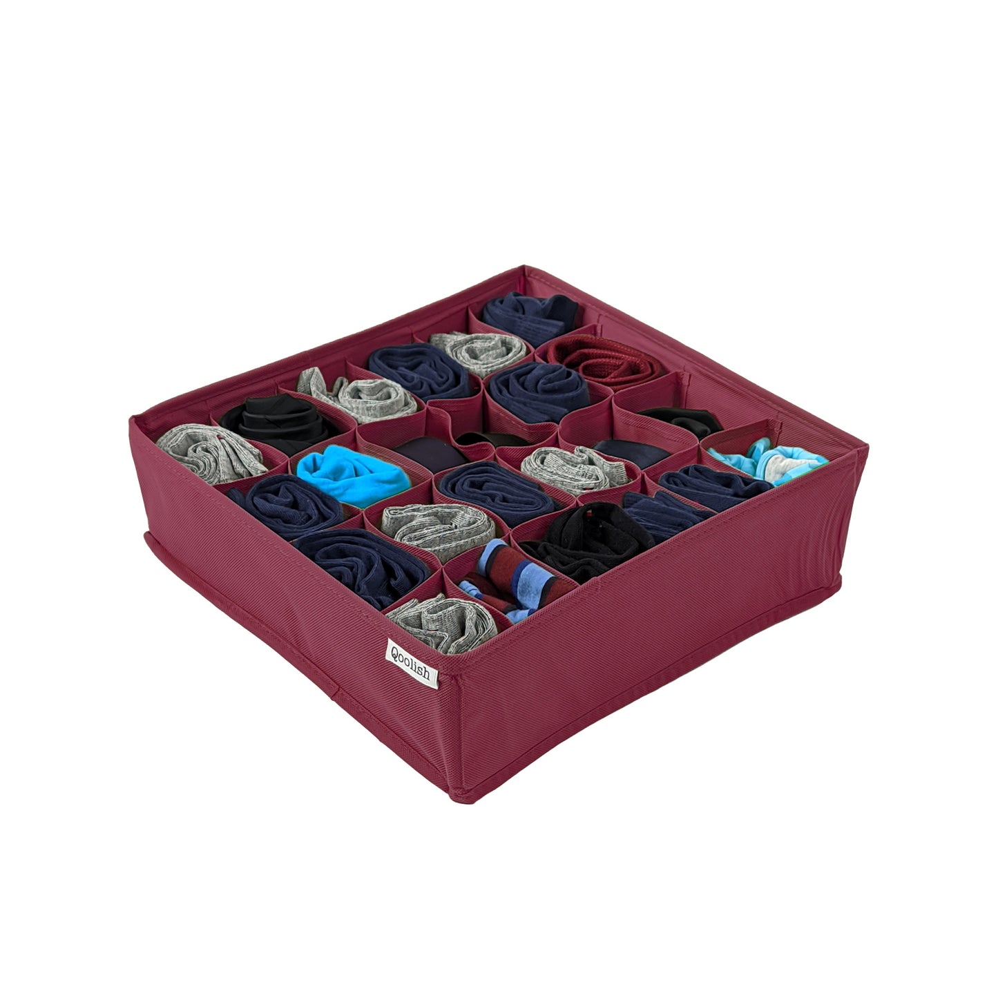 Qoolish Pack of 2 Drawer Dividers: Organize with Flair! (Available in 6 Colors)