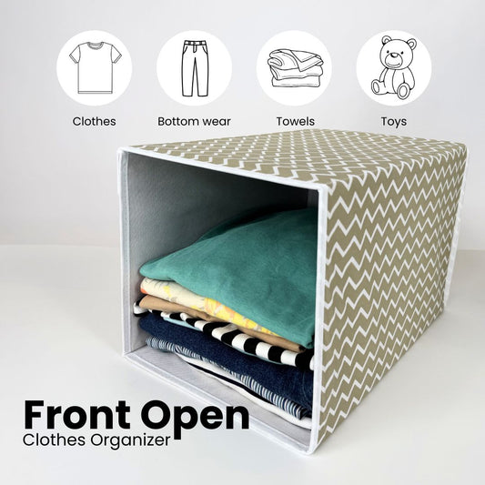 Front open - Stackable Clothes Organizer