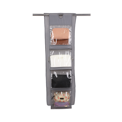 Qoolish Pack of 1: 8 pocket hanging purse organizer