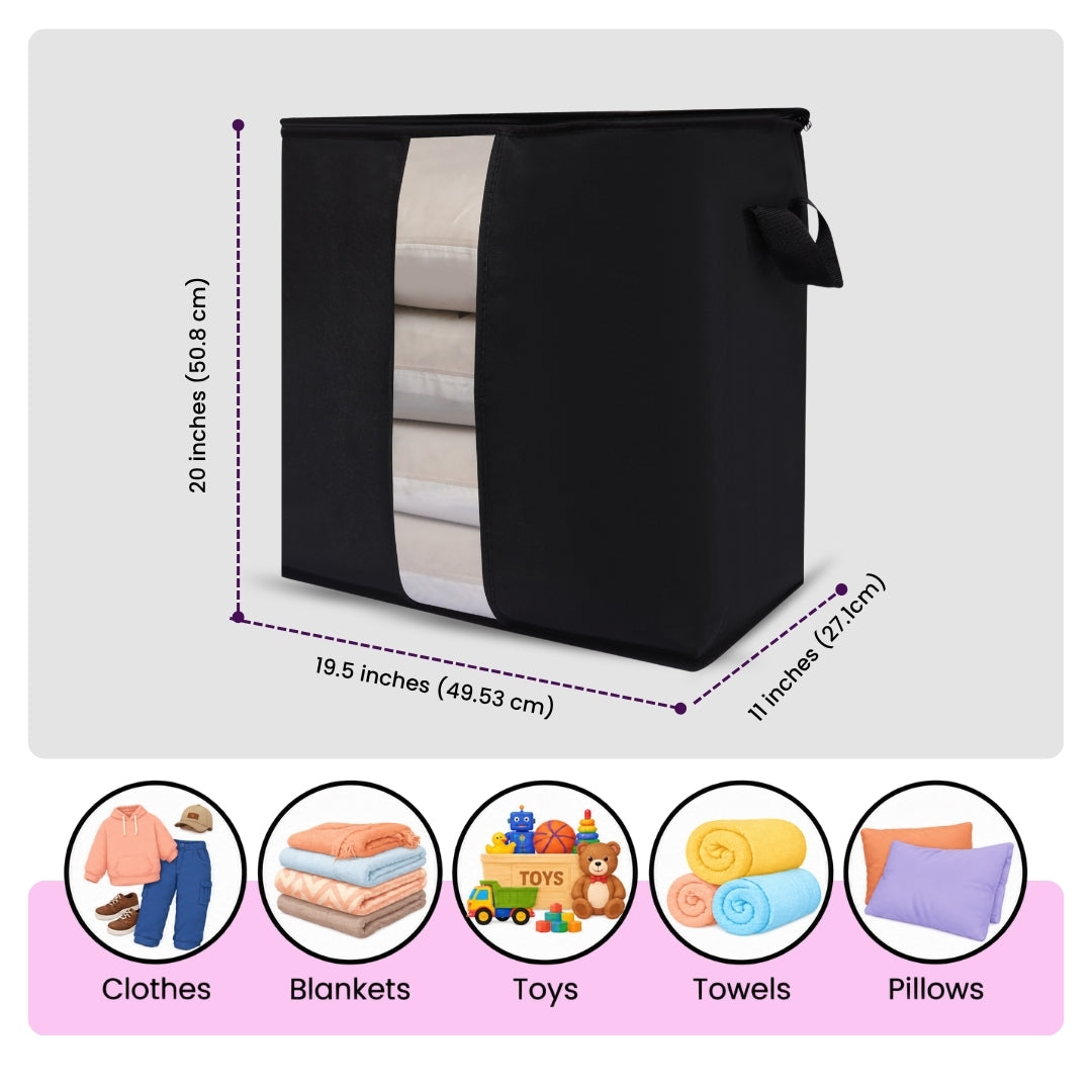 Qoolish Storage Bag Black (Available in 3 Colors)