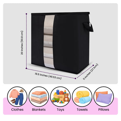 Qoolish Storage Bag Black (Available in 3 Colors)