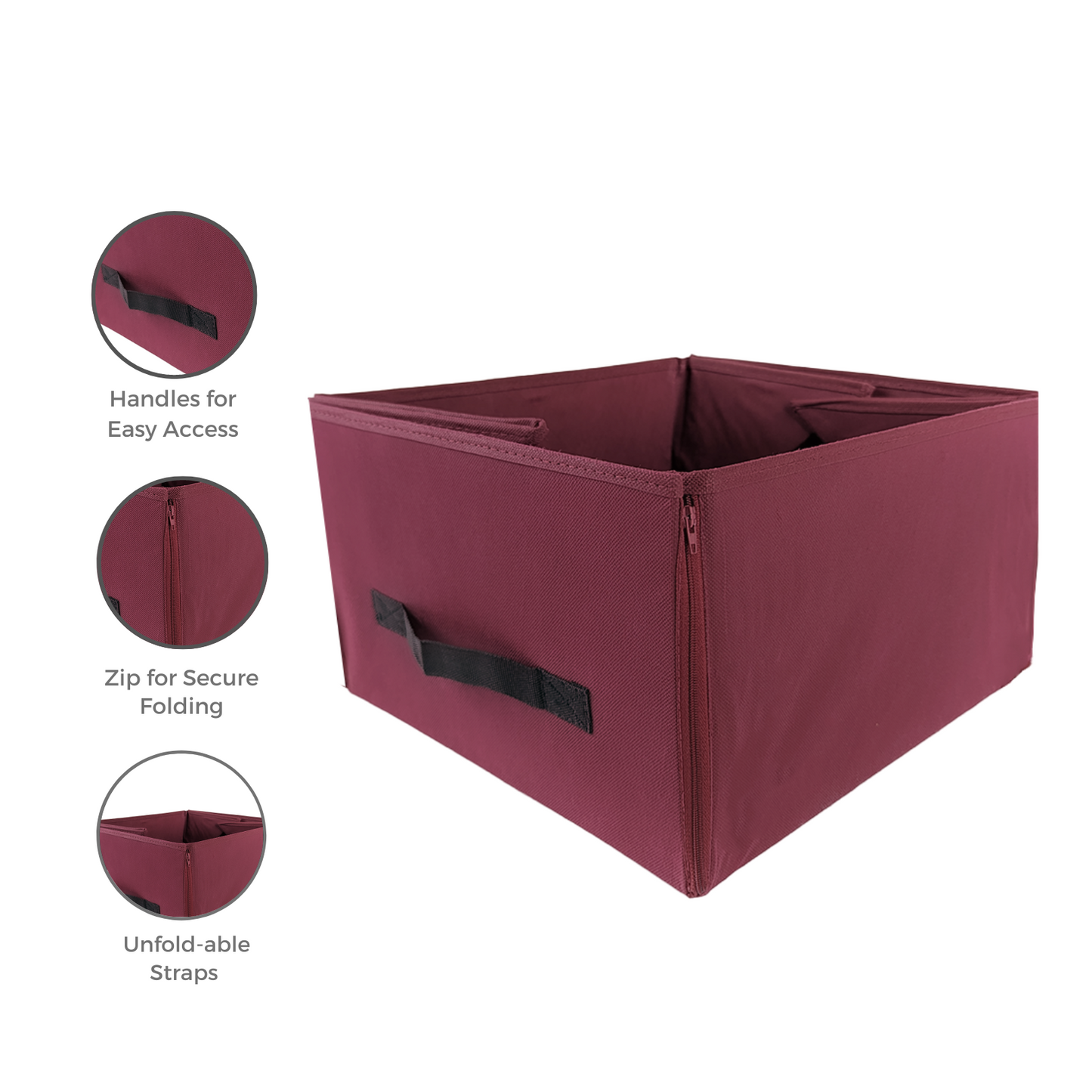 Qoolish Maroon Baby Mat & Storage Basket - Versatile 2-in-1 Solution!