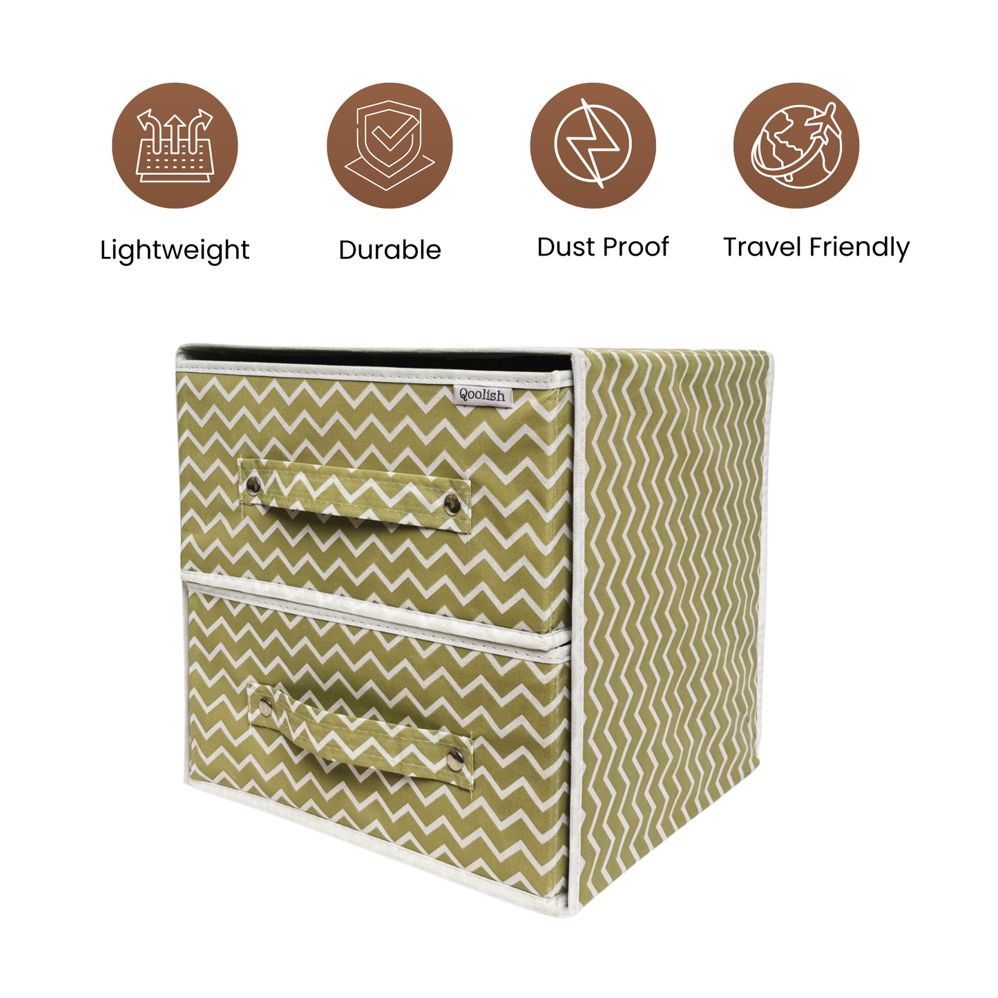 Qoolish Super Large Storage Box with Lid: Stylish Home & Closet Organizer