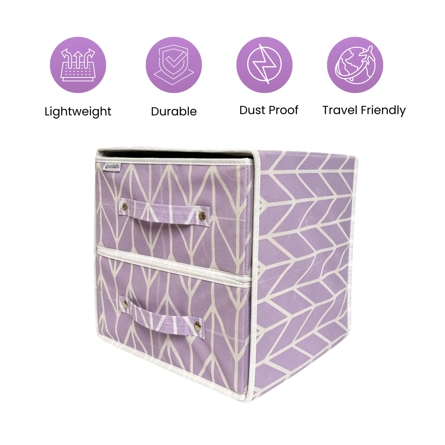 Qoolish Super Large Storage Box with Lid: Stylish Home & Closet Organizer